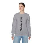 A person working hard to better his/herself - Self-Made. Unisex Heavy Blend™ Crewneck Sweatshirt