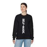 A person working hard to better his/herself - Self-Made. Unisex Heavy Blend™ Crewneck Sweatshirt