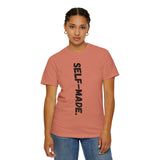 A person working hard to better his/herself - Self-Made. Unisex Garment-Dyed T-shirt