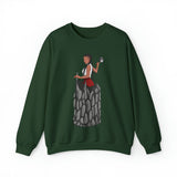 A person working hard to better his/herself - Self-Made Sweatshirt Heavy Blend™ Crewneck - woman #7 - Breakthrough Collection