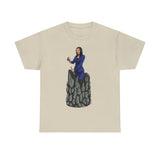 A person working hard to better his/herself - Heavy Cotton Self-Made T-shirt - self-made woman #2 - Breakthrough Collection