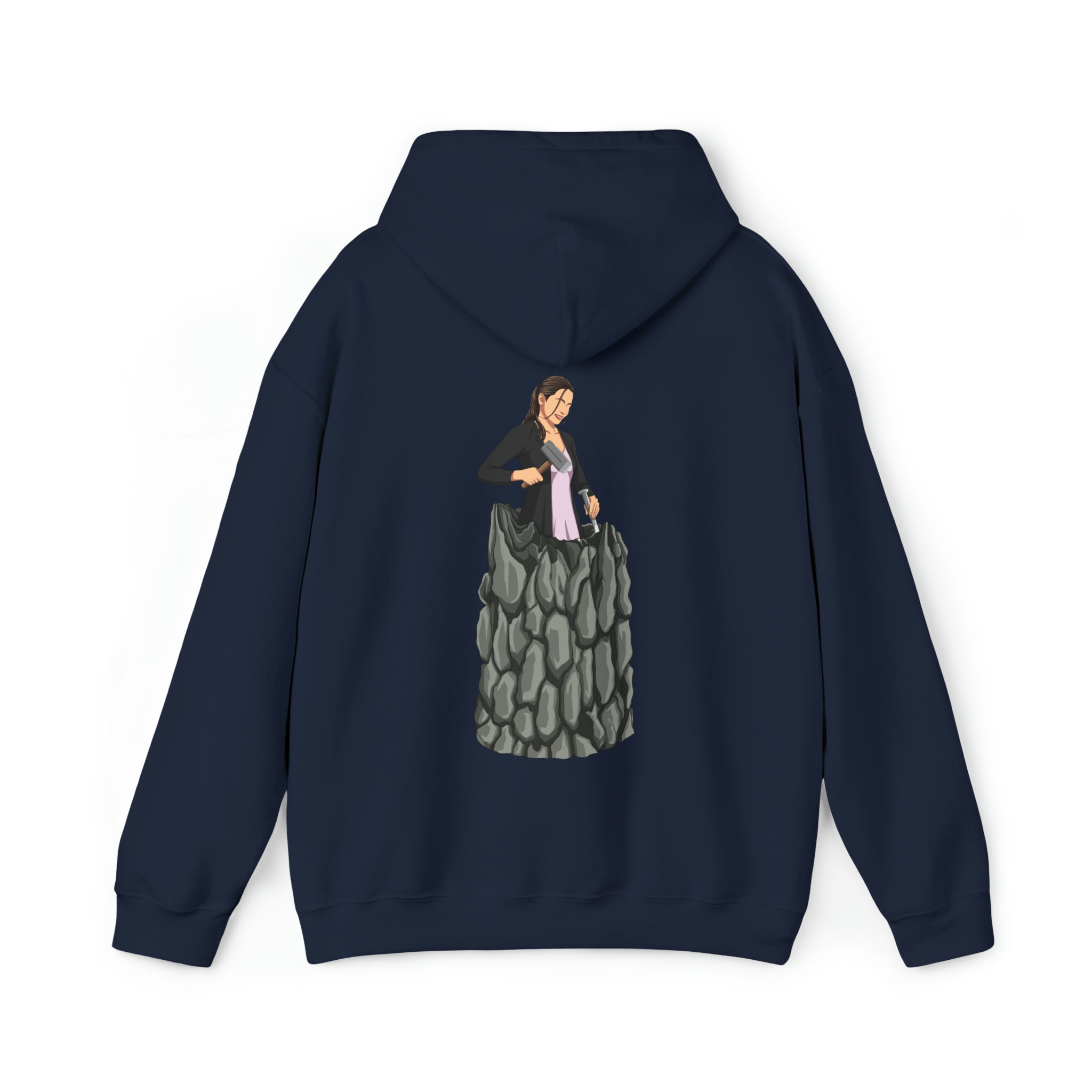 A person working hard to better his/herself - Heavy Blend™ Self-Made Hoodie - Woman #8