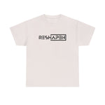 A person working hard to better his/herself - Heavy Cotton Self-Made T-shirt - Reshapen (Medium Logo)