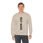 A person working hard to better his/herself - Self-Made. Unisex Heavy Blend™ Crewneck Sweatshirt