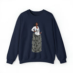 A person working hard to better his/herself - Self-Made Sweatshirt Heavy Blend™ Crewneck - woman #12 - Breakthrough Collection