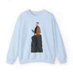 A person working hard to better his/herself - Self-Made Sweatshirt Heavy Blend™ Crewneck - Man #14 - Breakthrough Collection