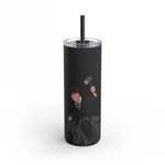 A person working hard to better his/herself - Maars Maker Skinny Matte Tumbler, 20oz - Man #17 - Breakthrough Collection