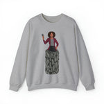 A person working hard to better his/herself - Heavy Blend™ Crewneck Sweatshirt - Woman #15 - Breakthrough Collection