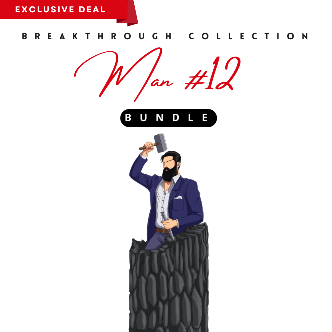 A person working hard to better his/herself - Man #12 Bundle - Breakthrough Collection